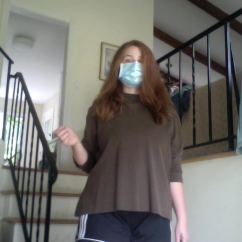 brown turtleneck shirt